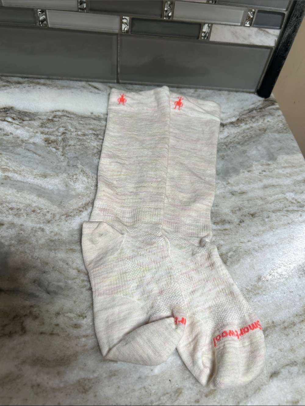 Smartwool womens small light cushion ski snowboard boot socks merino wool blend